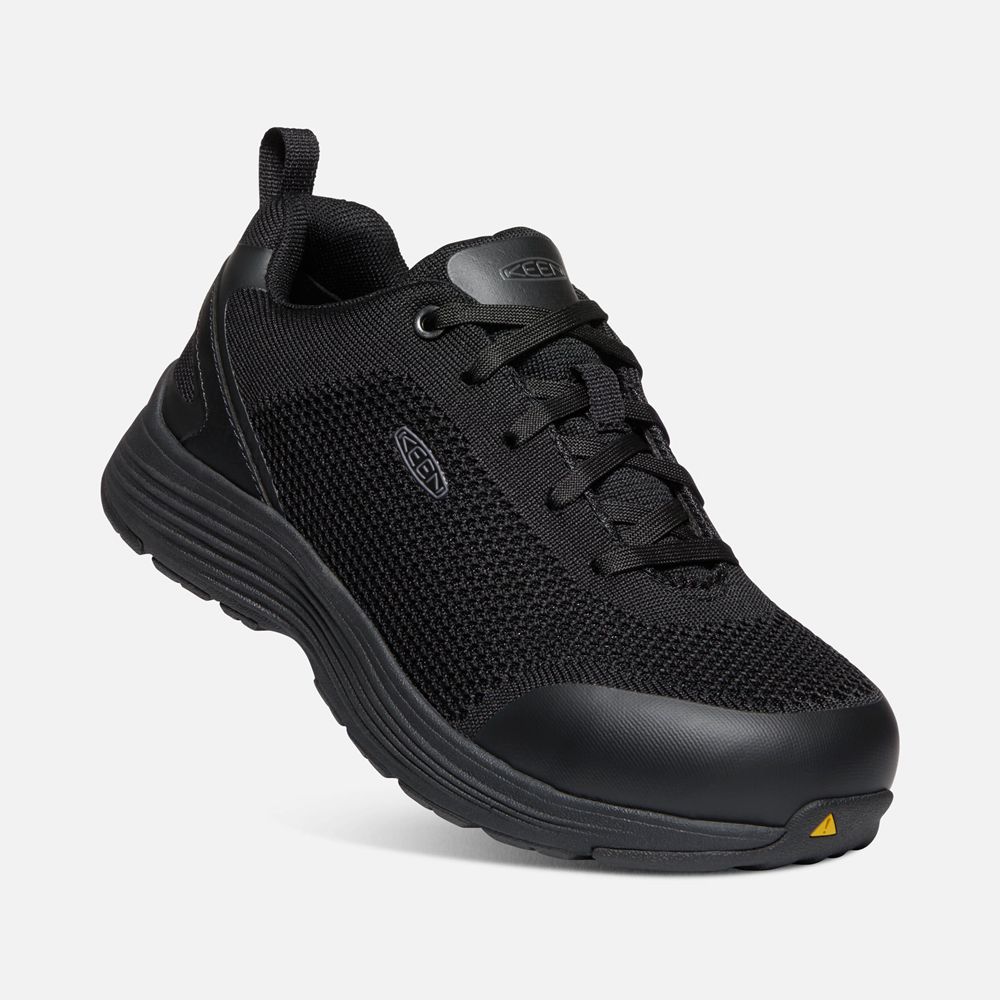 Chaussures de Travail Keen Femme Noir | Sparta (Aluminum Toe) | FRGBK-9864